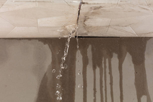 Professional Burst Pipe Cleanup technician working in Barton, NM